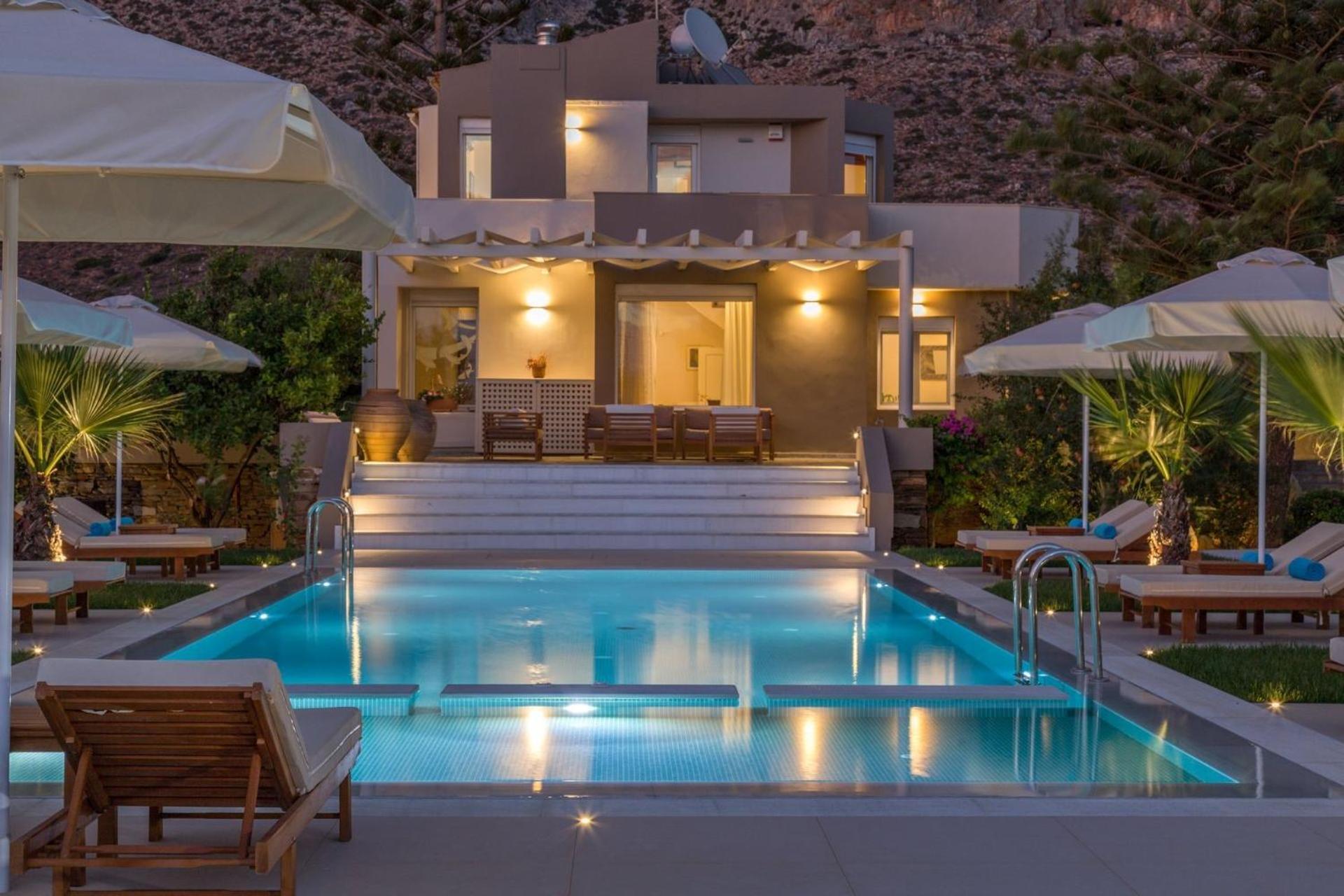 Azure Cove Villa - Chania - Luxury Redefined - Serenity And Privacy - Unforgettable Cretan Escape Stavrós Exterior foto